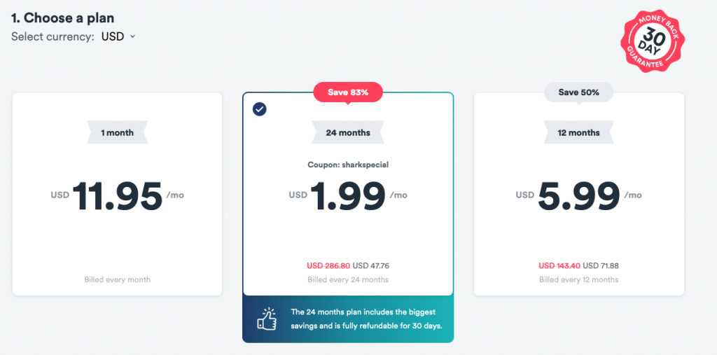 surfshark review pricing